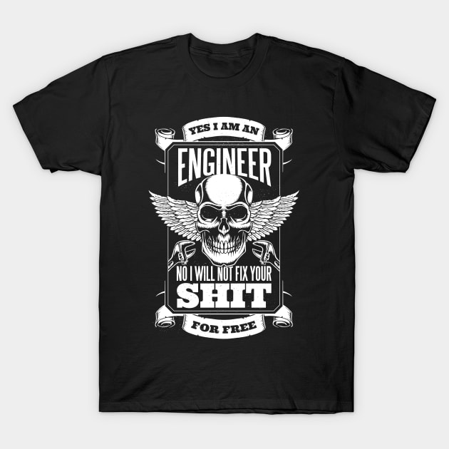 Engineer funny quote Design T-Shirt by LR_Collections